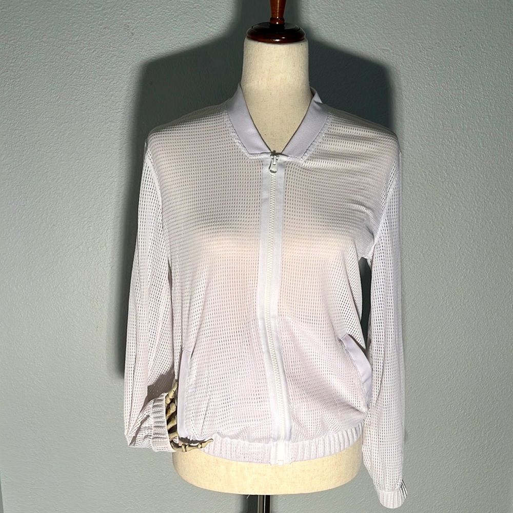 Z by Zella Anatomical Mesh Bomber Jacket